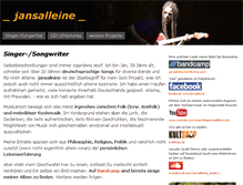 Tablet Screenshot of jansalleine.com